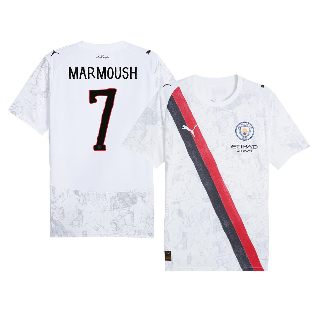 MARMOUSH #7 Men's Manchester City World Cup 2025/26 KidSuper Soccer Jersey