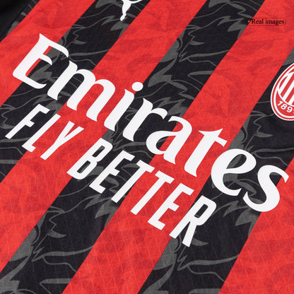 Men's AC Milan 2025/26 Player Version Home Soccer Jersey - Slim Fit