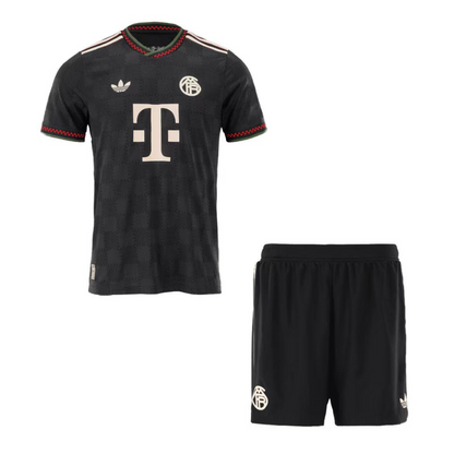 Men's Bayern Munich 2025/26 Player Version Third Away Soccer Jersey Kit - Slim Fit
