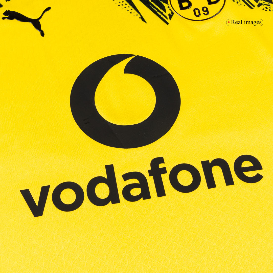 Men's Borussia Dortmund 2025/26 Player Version Home Soccer Jersey - Slim Fit