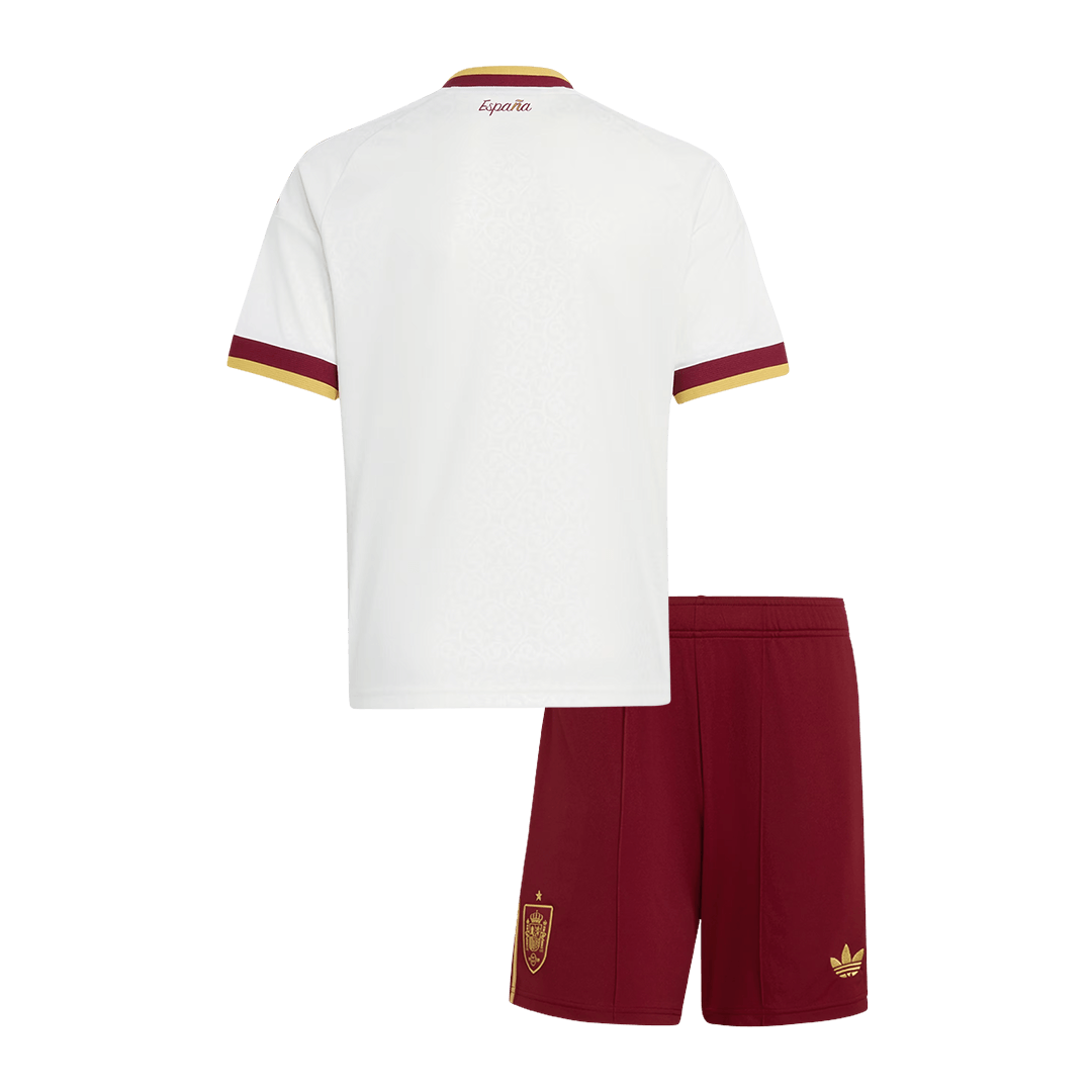 Kid's Spain Away Soccer Jersey Kit World Cup 2026