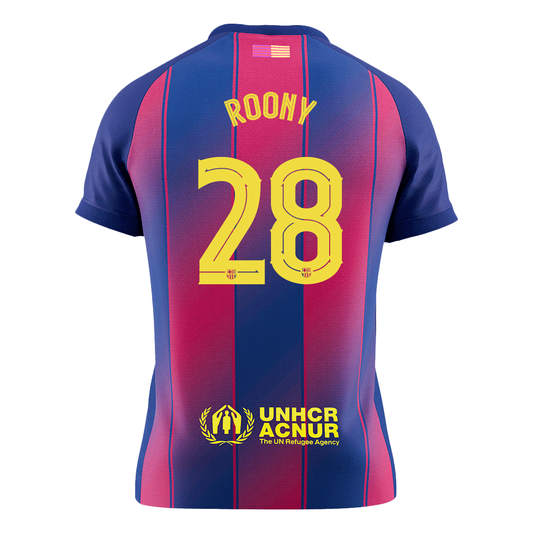 ROONY #28 Men's Barcelona UCL 2025/26 Home Soccer Jersey [PREMIUM]