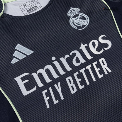 Kid's Real Madrid 2025/26 Away Soccer Jersey Kit [PREMIUM]