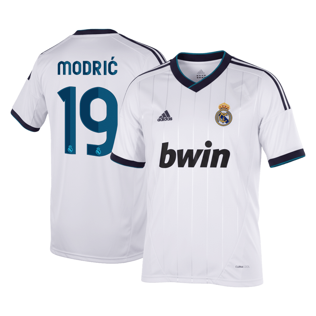 Retro MODRIĆ #19 Men's Real Madrid 2012/13 Home Soccer Jersey