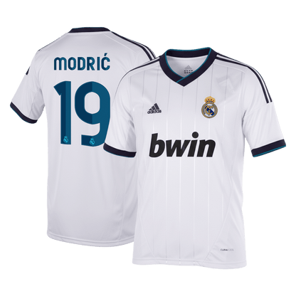 Retro MODRIĆ #19 Men's Real Madrid 2012/13 Home Soccer Jersey