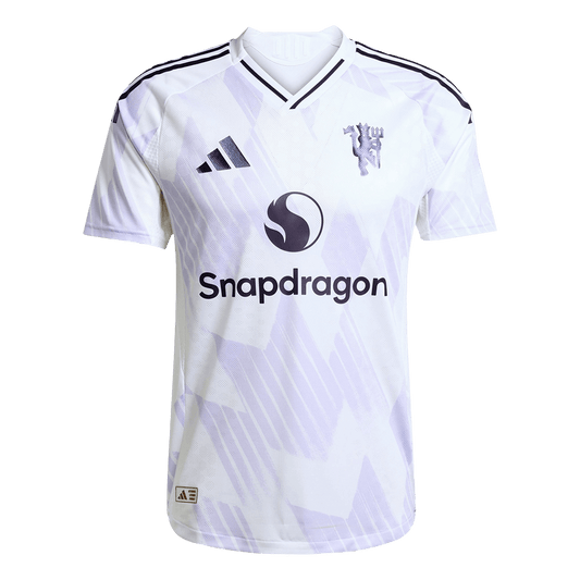 Men's Manchester United 2025/26 Player Version Away Soccer Jersey - Slim Fit