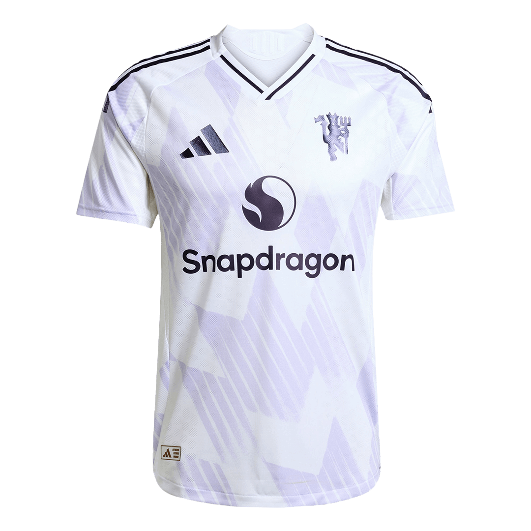 B.FERNANDES #8 Men's Manchester United 2025/26 Player Version Away Soccer Jersey - Slim Fit