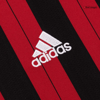 Retro Men's AC Milan 2013/14 Home Long Sleeve Soccer Jersey