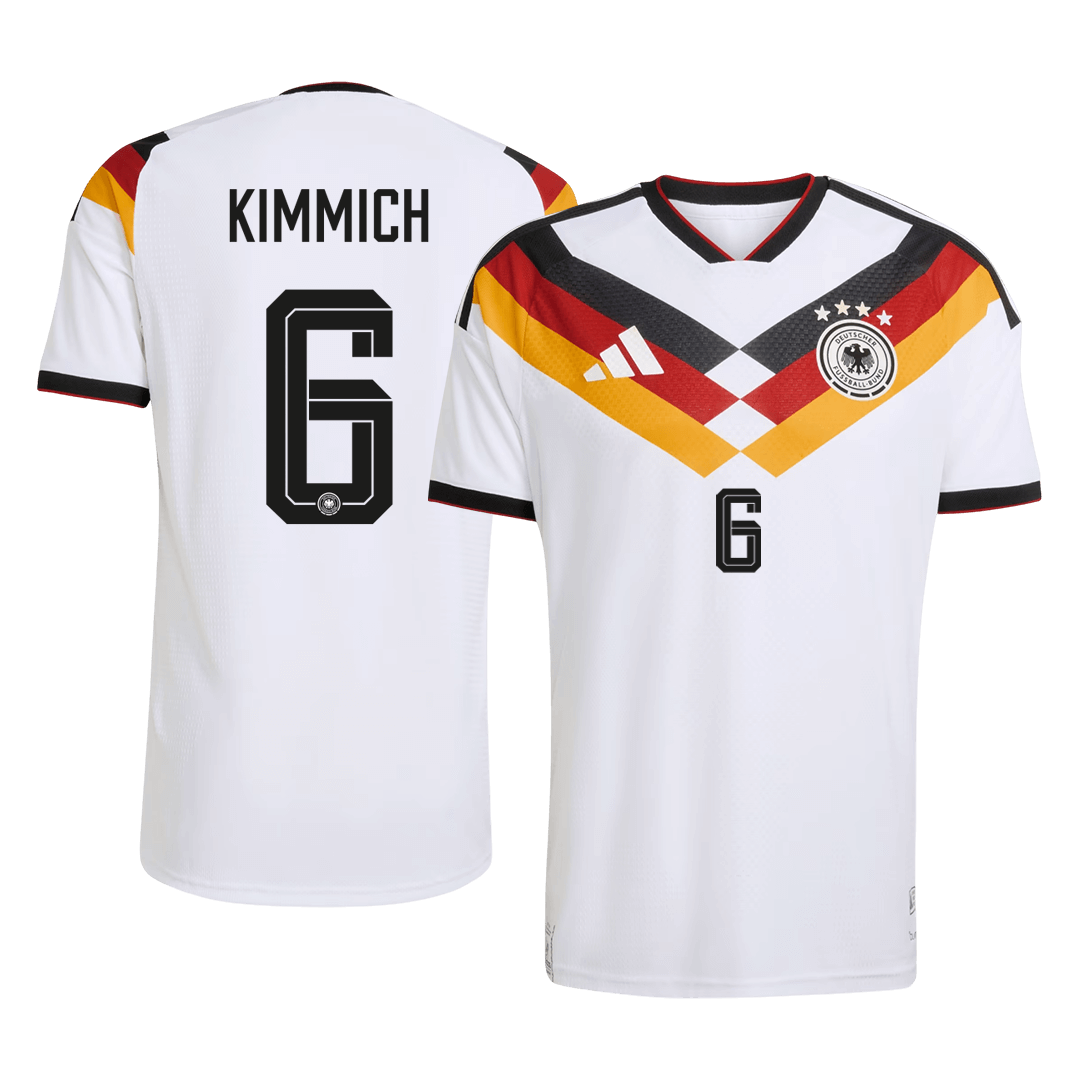 KIMMICH #6 Men's Germany World Cup 2026 Player Version Home Soccer Jersey - Slim Fit