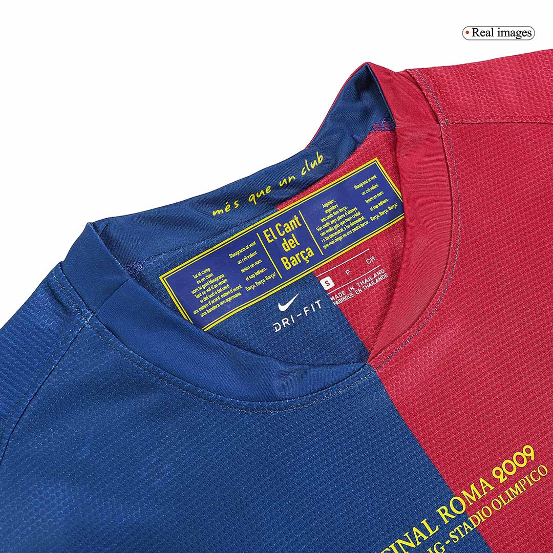 Retro XAVI #6 Men's Barcelona UCL UCL Final 2008/09 Home Soccer Jersey