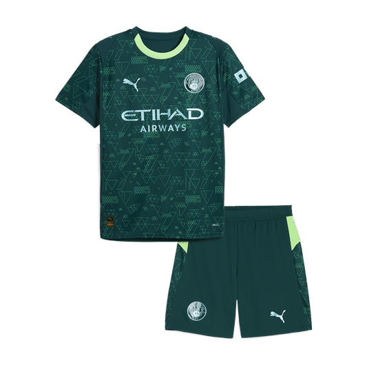 Kid's Manchester City 2025/26 Soccer Jersey Kit