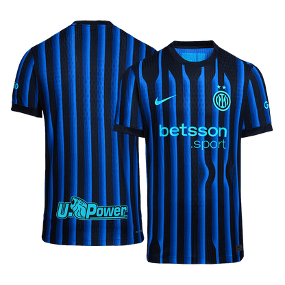 Men's Inter Milan 2025/26 Player Version Home Soccer Jersey - Slim Fit