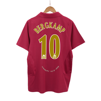 Retro BERGKAMP #10 Men's Arsenal 2005/06 Home Soccer Jersey