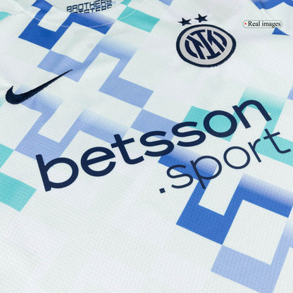 Kid's Inter Milan 2025/26 Away Soccer Jersey Kit