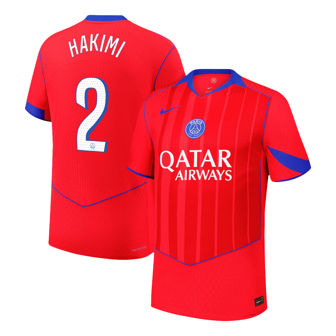 HAKIMI #2 Men's PSG 2025/26 Player Version Third Away Soccer Jersey - Slim Fit