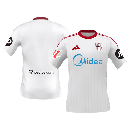 Men's Sevilla 2025/26 Home Soccer Jersey