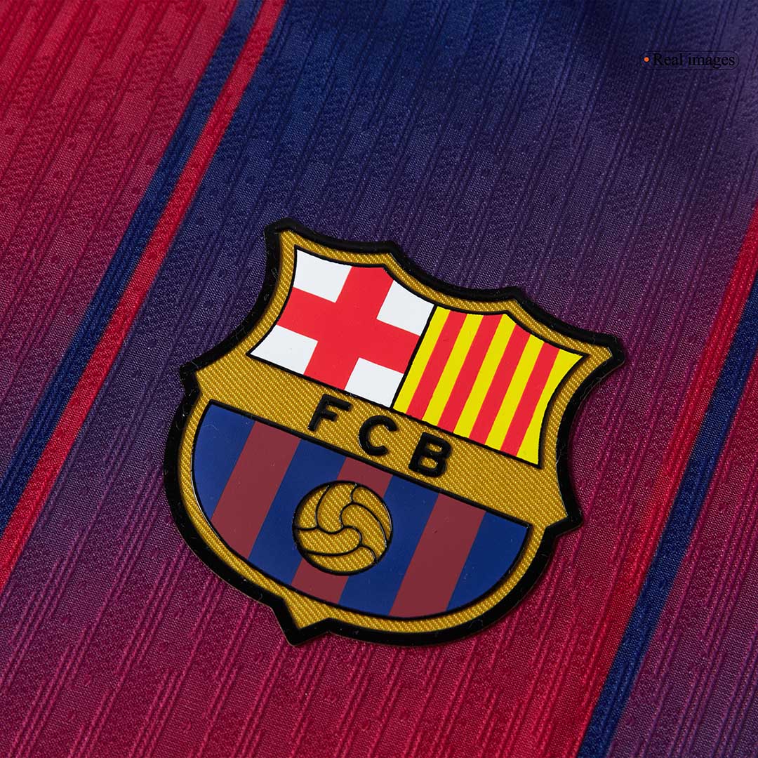 LAMINE YAMAL #10 Men's Barcelona 2025/26 Player Version Home Soccer Jersey - Slim Fit