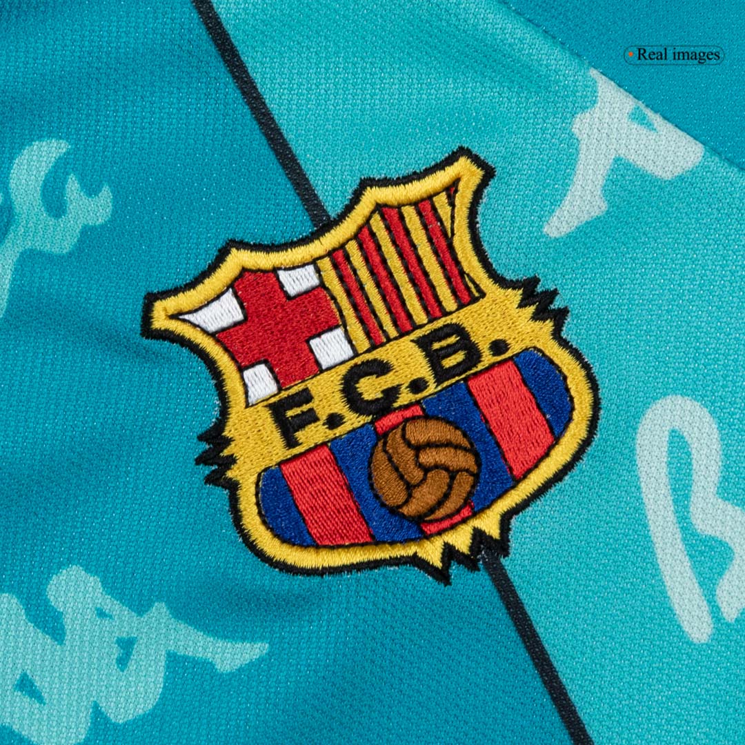 Retro Men's Barcelona 1996/97 Away Soccer Jersey