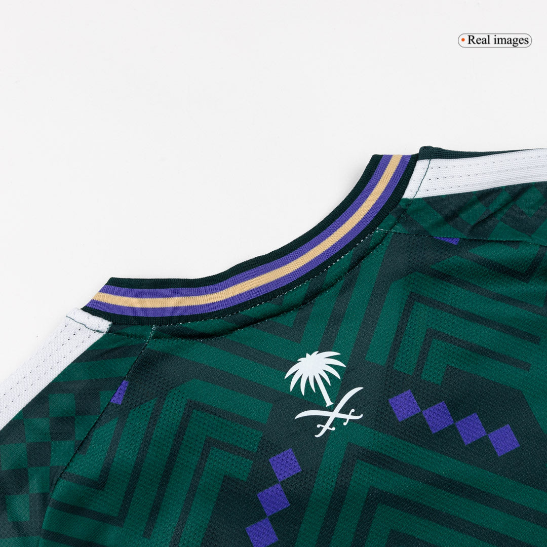 Men's Saudi Arabia World Cup 2026 Player Version Home Soccer Jersey - Slim Fit