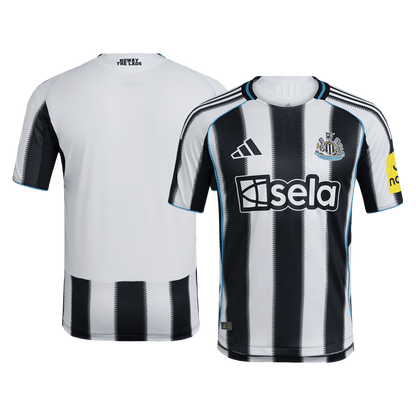 Men's Newcastle United 2025/26 Player Version Home Soccer Jersey - Slim Fit