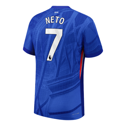 NETO #7 Men's Chelsea 2025/26 Player Version Home Soccer Jersey - Slim Fit