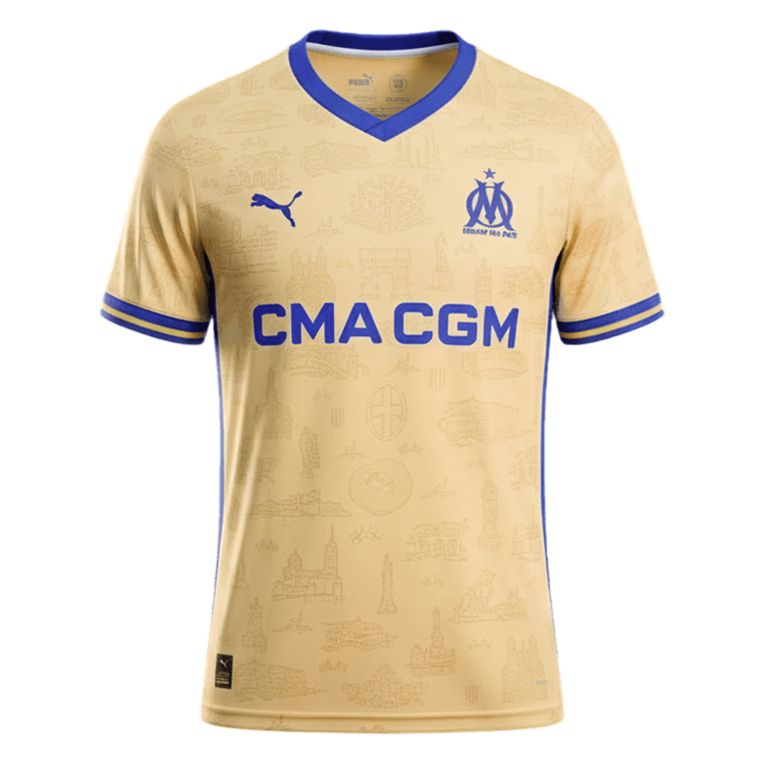 Men's Marseille 2025/26 Fourth Away Soccer Jersey