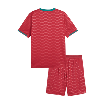 Kid's Portugal World Cup 2026 Home Soccer Jersey Kit