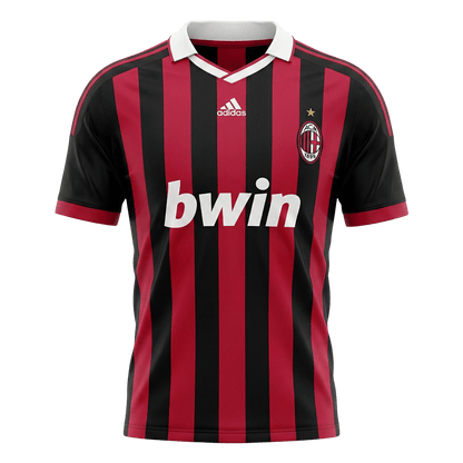 Retro Men's AC Milan 2009/10 Home Soccer Jersey