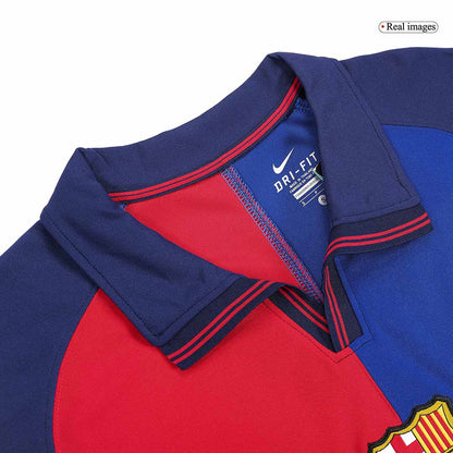 Retro RIVALDO #11 Men's Barcelona 1999/00 Home Soccer Jersey