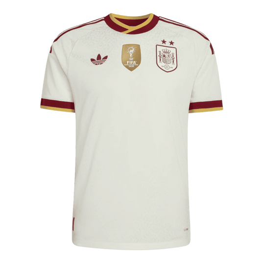 Men's Spain World Cup 2026 Player Version Champion Edition Away Soccer Jersey