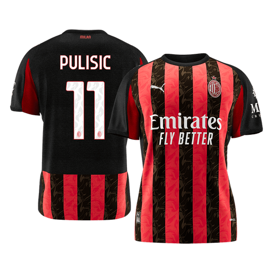 PULISIC #11 Men's AC Milan 2025/26 Home Soccer Jersey [PREMIUM]