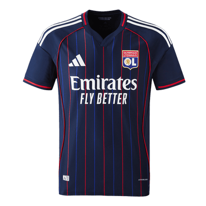 Men's Olympique Lyonnais 2025/26 Player Version Away Soccer Jersey - Slim Fit