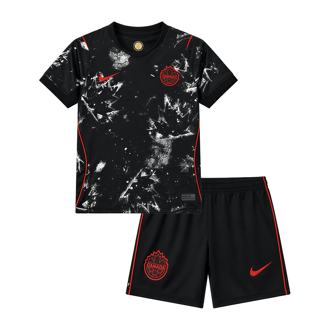 Kid's Canada World Cup 2026 Away Soccer Jersey Kit
