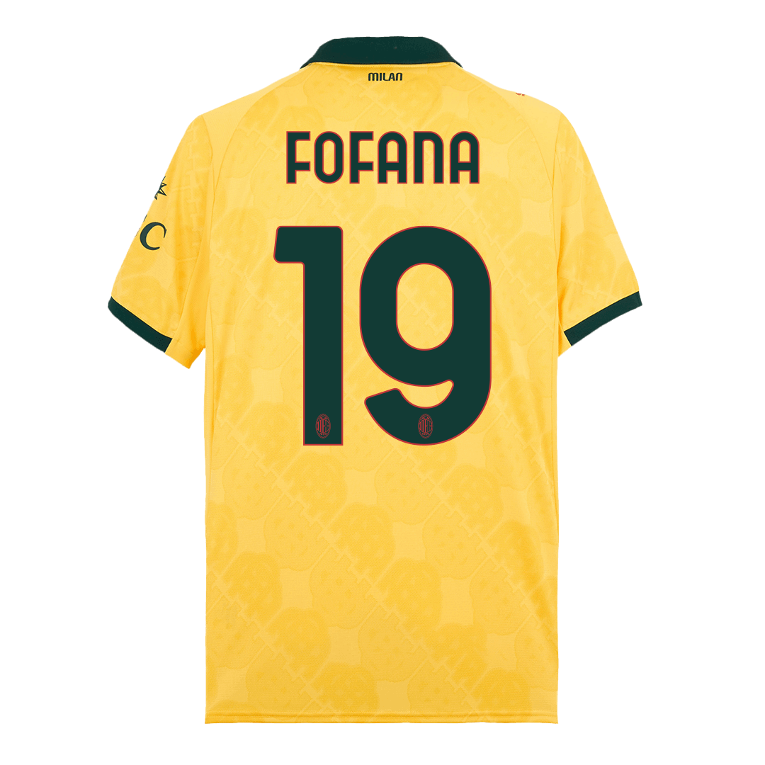 FOFANA #19 Men's AC Milan 2025/26 Third Away Soccer Jersey