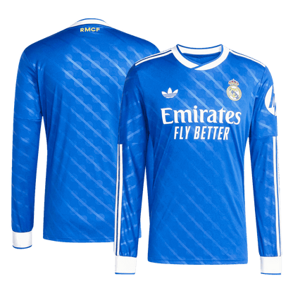 Men's Real Madrid 2025/26 Third Away Long Sleeve Soccer Jersey