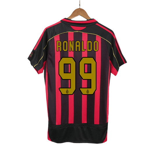 Retro RONALDO #99 Men's AC Milan 2006/07 Home Soccer Jersey