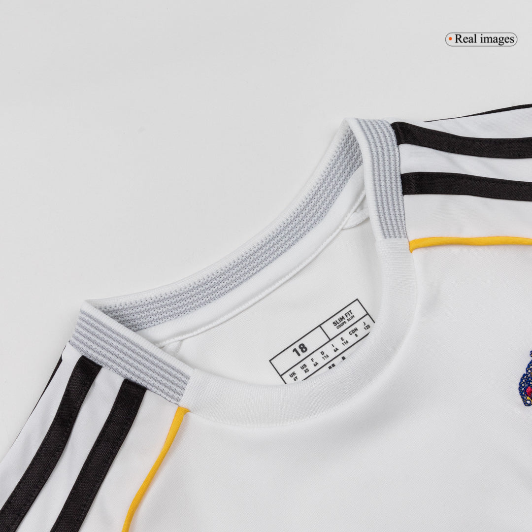 Kid's Real Madrid 2025/26 Home Soccer Jersey Full Kit [PREMIUM]
