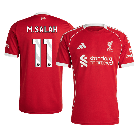 M.SALAH #11 Men's Liverpool 2025/26 Home Soccer Jersey