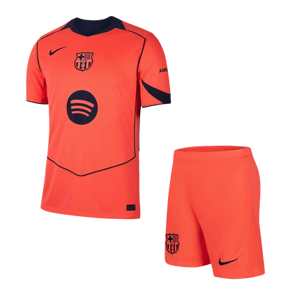 Men's Barcelona 2025/26 Third Away Soccer Jersey Kit