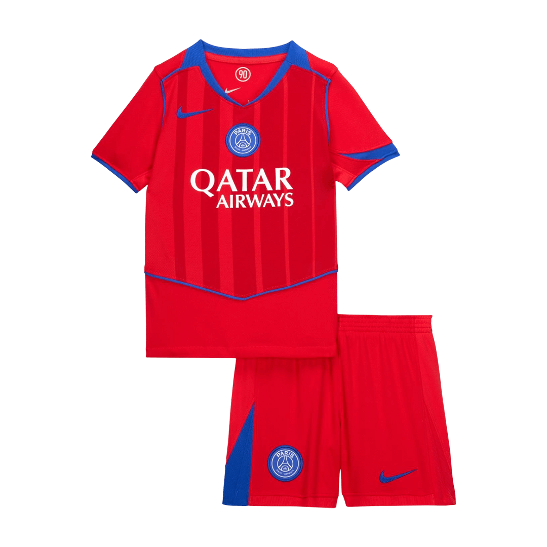 Kid's PSG 2025/26 Third Away Soccer Jersey Kit