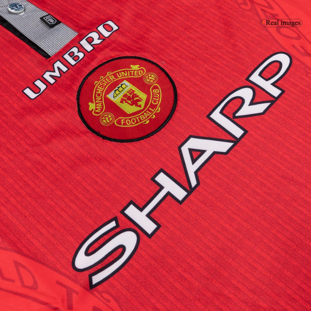 Retro Men's Manchester United 1996/97 Home Soccer Jersey