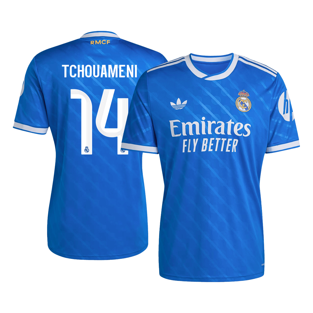 TCHOUAMENI #14 Men's Real Madrid 2025/26 Third Away Soccer Jersey