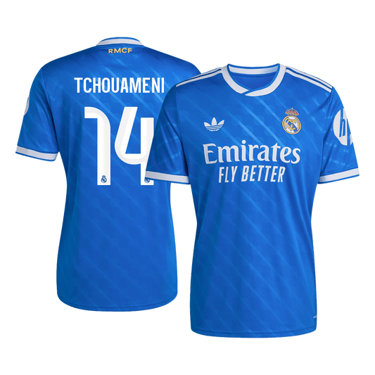 TCHOUAMENI #14 Men's Real Madrid 2025/26 Third Away Soccer Jersey