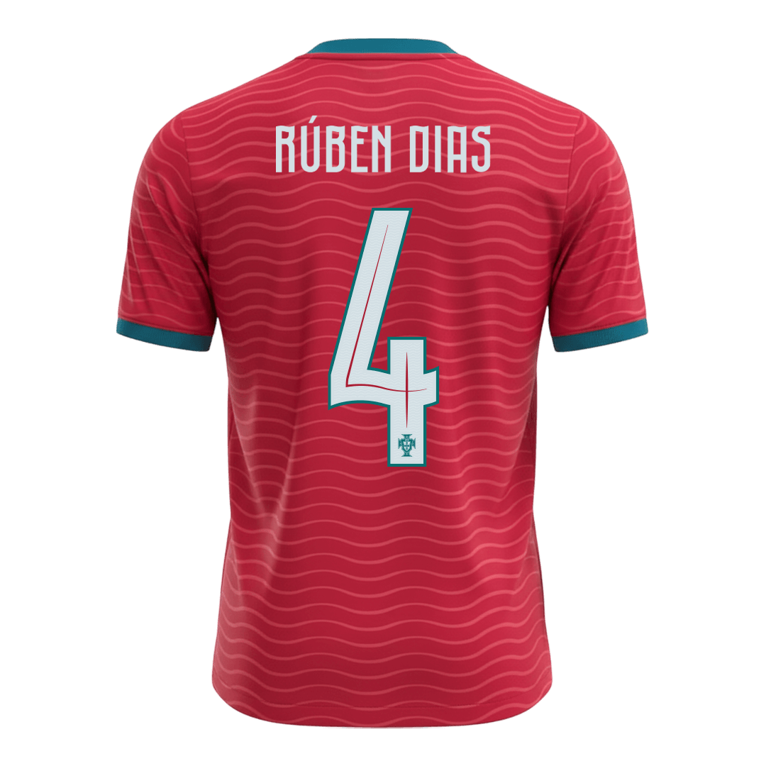 RÚBEN DIAS #4 Men's Portugal World Cup 2026 Home Soccer Jersey
