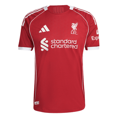 SZOBOSZLAI #8 Men's Liverpool 2025/26 Player Version Home Soccer Jersey - Slim Fit