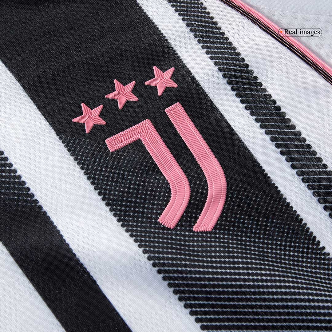 Men's Juventus 2025/26 Player Version Home Soccer Jersey - Slim Fit