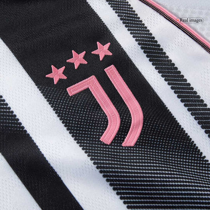 Men's Juventus 2025/26 Player Version Home Soccer Jersey - Slim Fit
