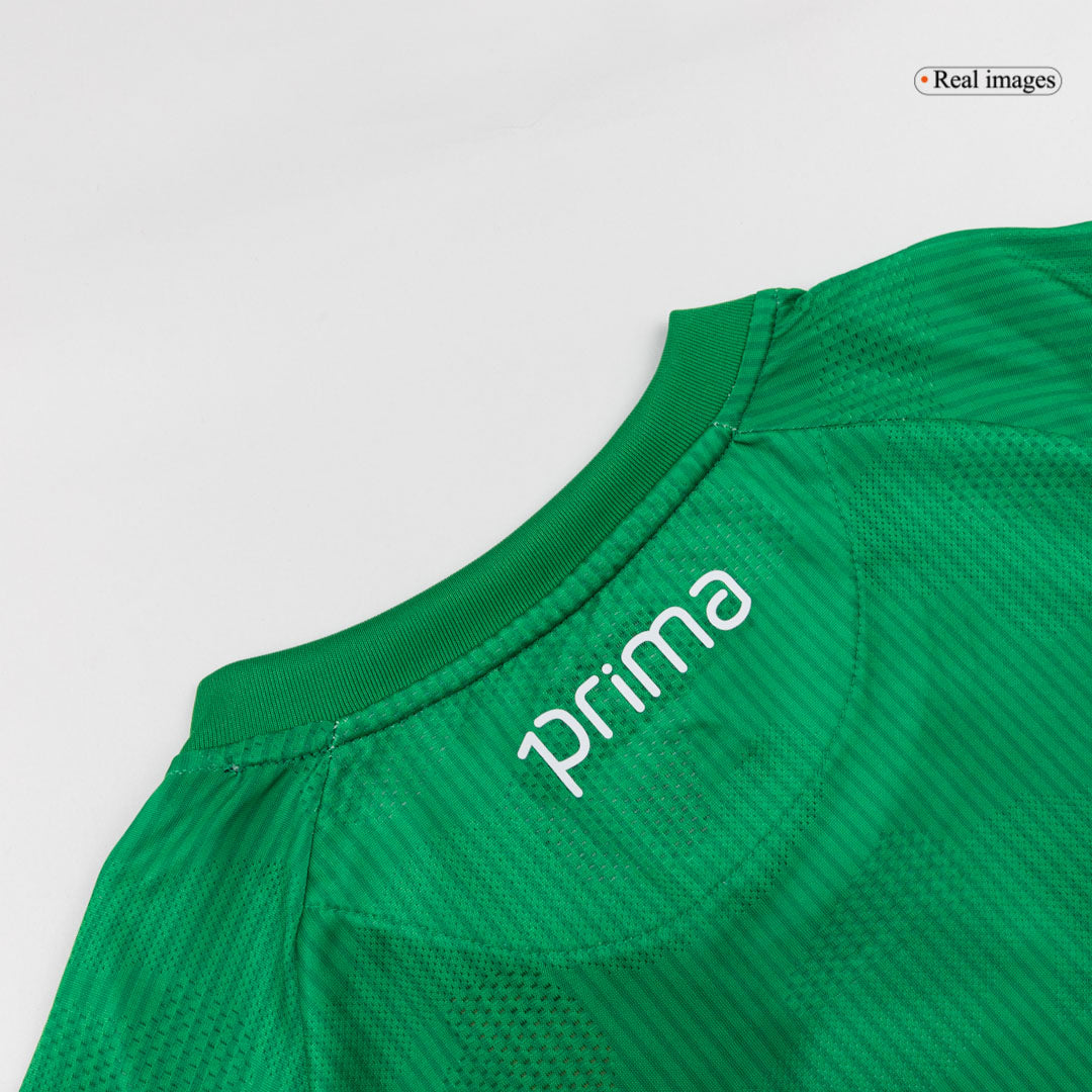 Men's Real Betis 2025/26 Home Long Sleeve Soccer Jersey