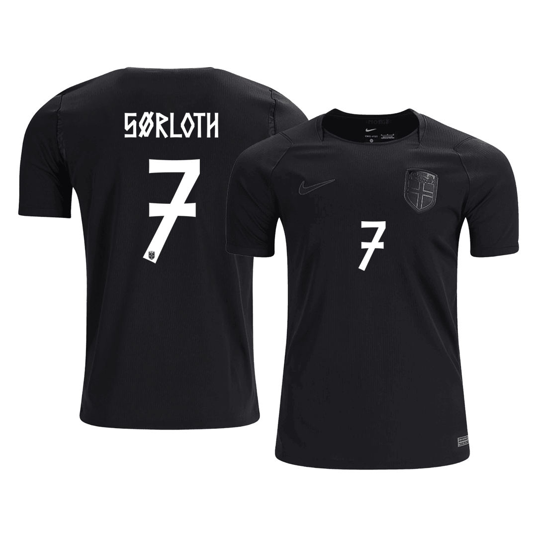 SØRLOTH #7 Men's Norway World Cup 2026 Away Soccer Jersey