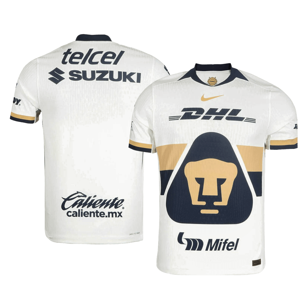 Men's Pumas UNAM 2025/26 Player Version Home Soccer Jersey - Slim Fit